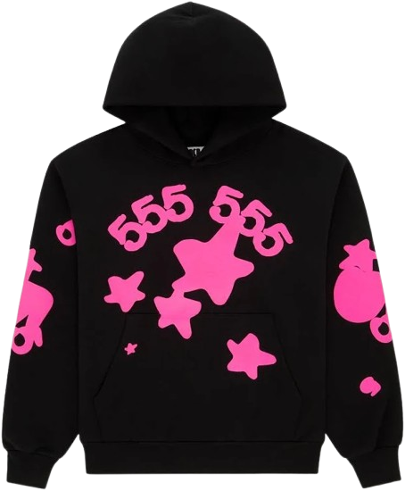 PINK! Spider Hoodie (Black and Pink)